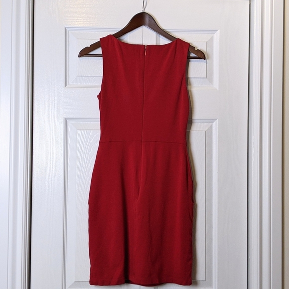 Red Formal Day Mini Dress - Picture 2 of 3